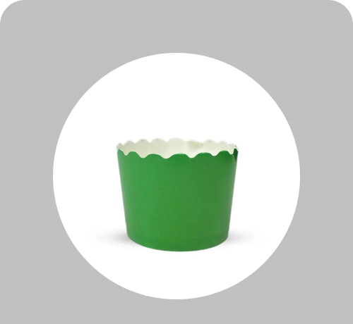 کاپ کیک گلاسه سبز پاستیلی ( 50 عددی)