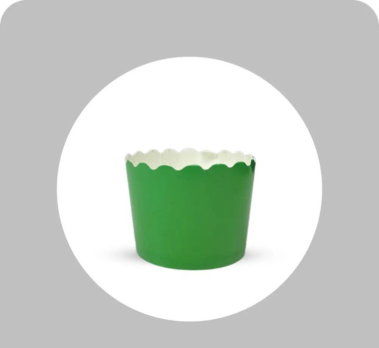 کاپ کیک گلاسه سبز پاستیلی ( 50 عددی)